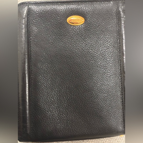 Vintage EUC Bally Black Leather Crossbody Adjustable Bag - Picture 4 of 16